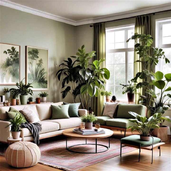 embrace nature with indoor plants for living room