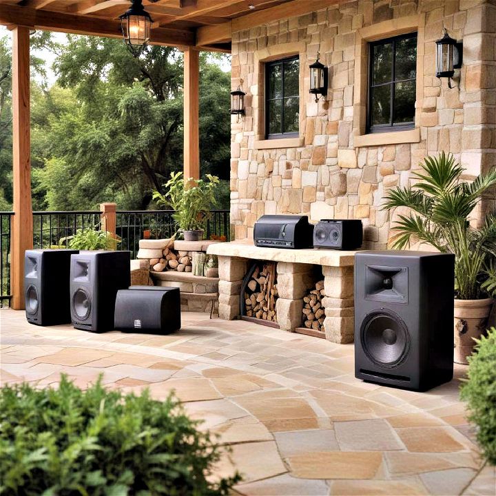 enjoyable ambient outdoor sound system