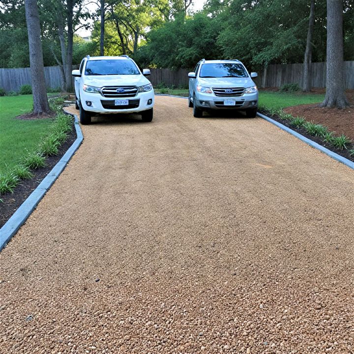 environmentally friendly decomposed granite driveway