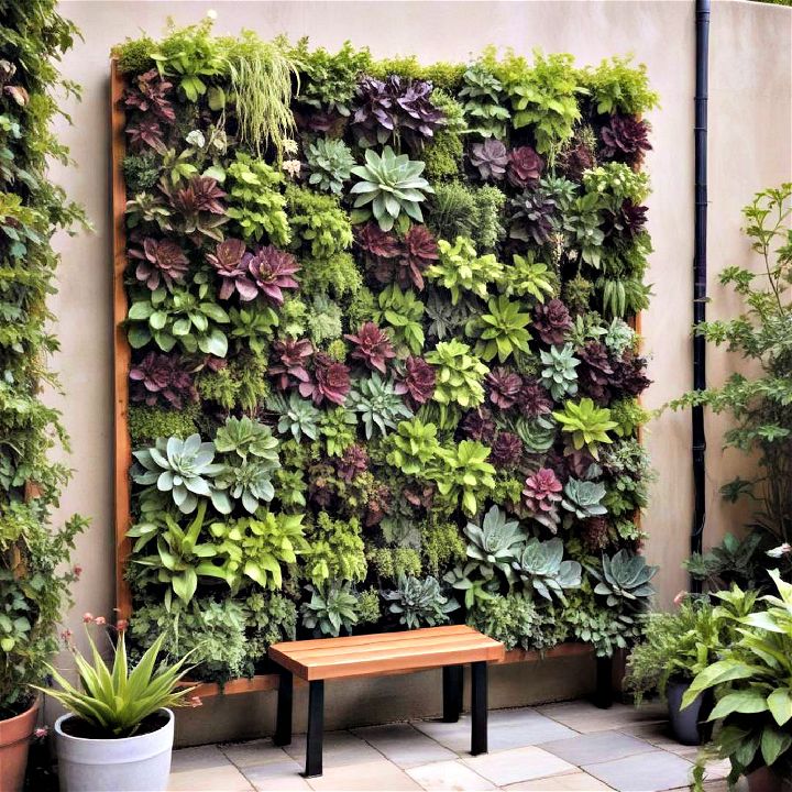 environmentally friendly vertical garden