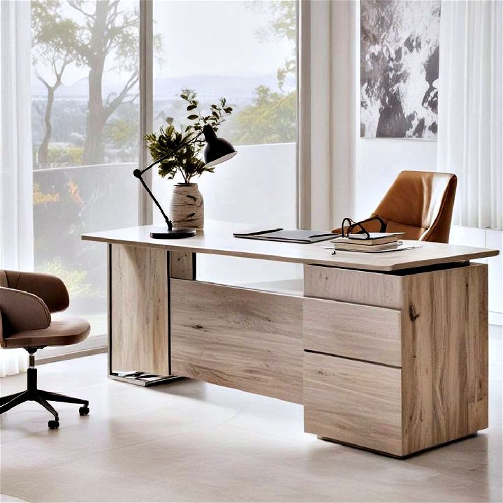 executive desk to create professional ambiance