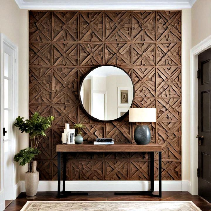 experiment with wall panels decor elements