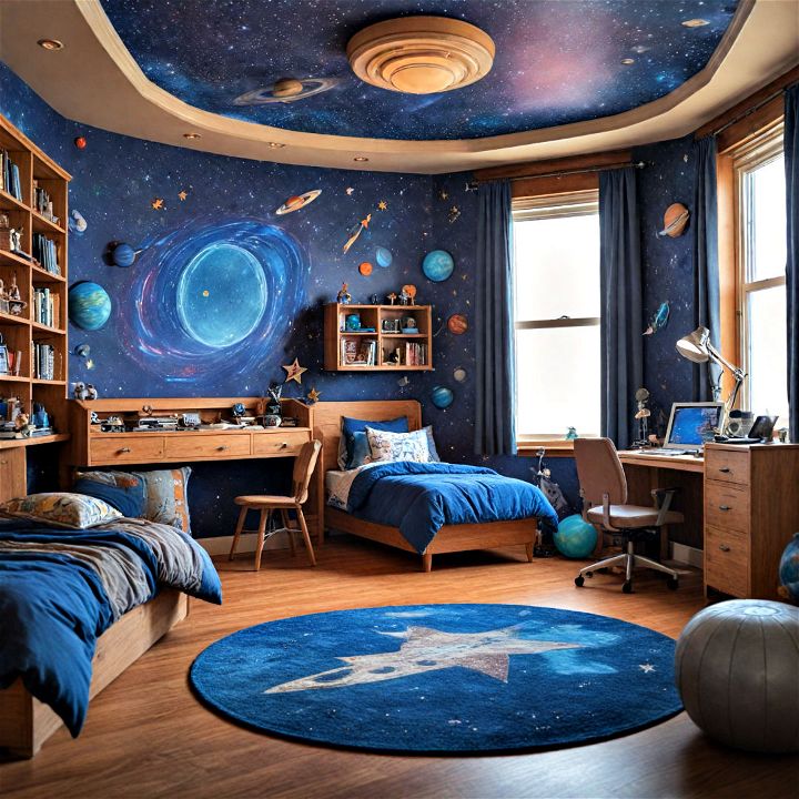 fabulous boys room with galactic federation outpost