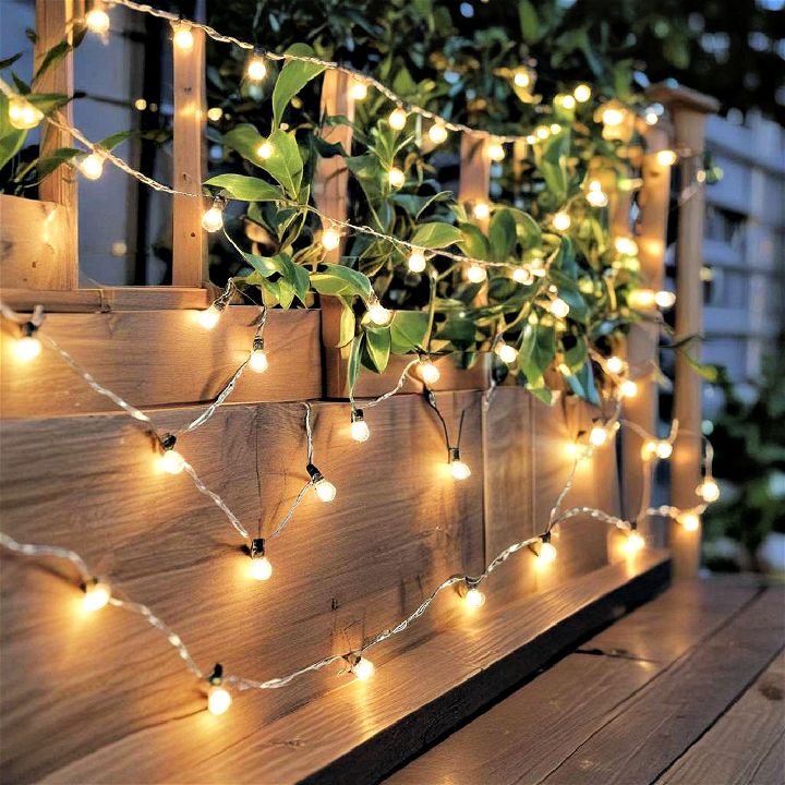 fairy lights for magical ambiance