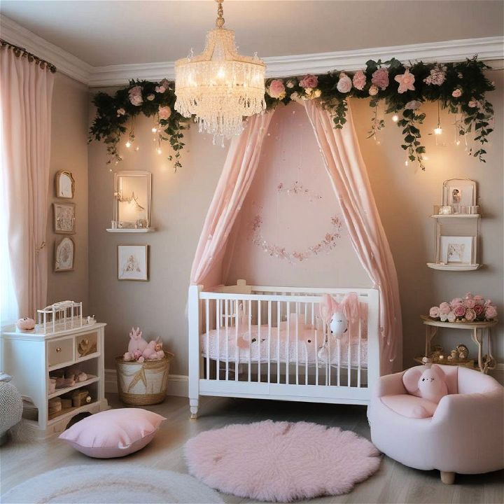 fairy tale theme for baby girl s nursery