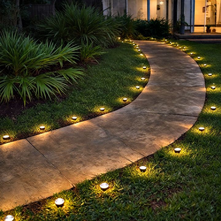 fantastic in ground lights for garden