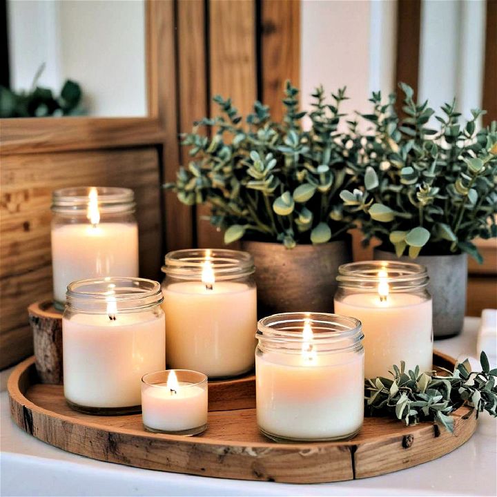 farmhouse aromatic candles