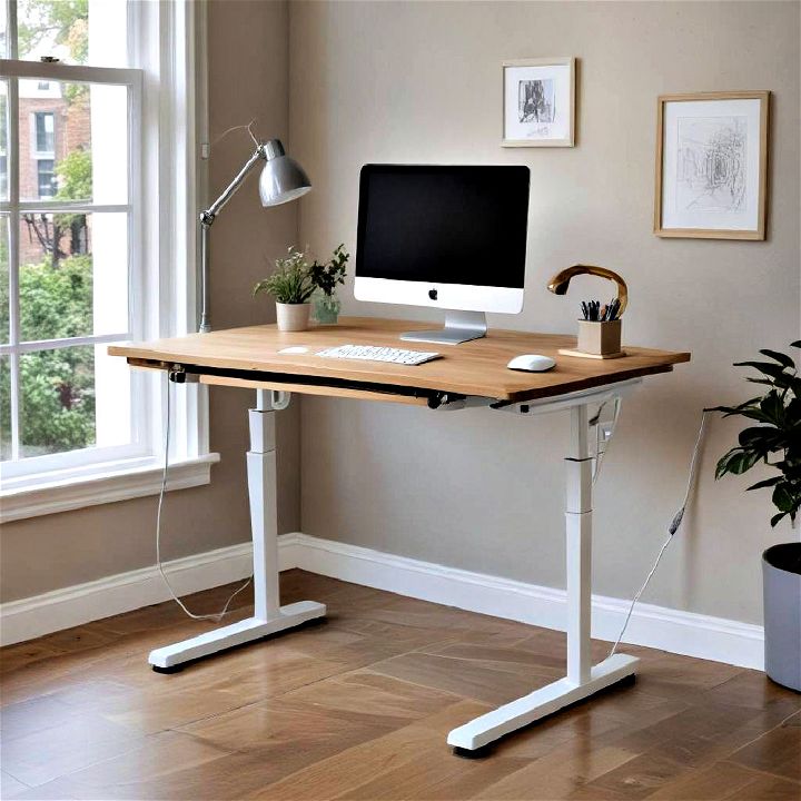flexible and ergonomic adjustable desk