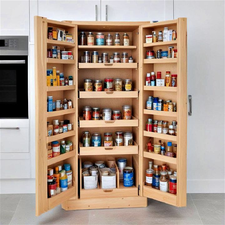 fold out storage solutions for small kitchens