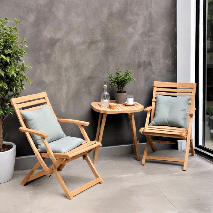 foldable furniture for small porch