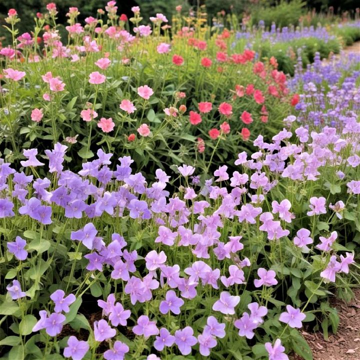 fragrant wildflower border to relax