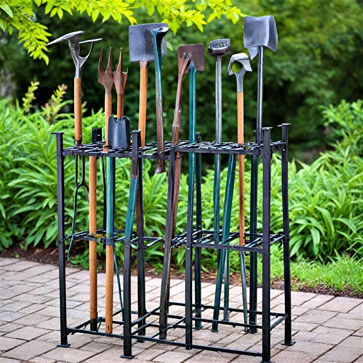 free standing garden tool towers