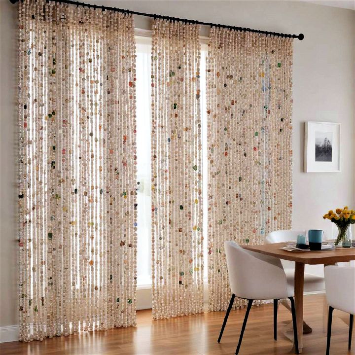 fun and decorative beaded curtains