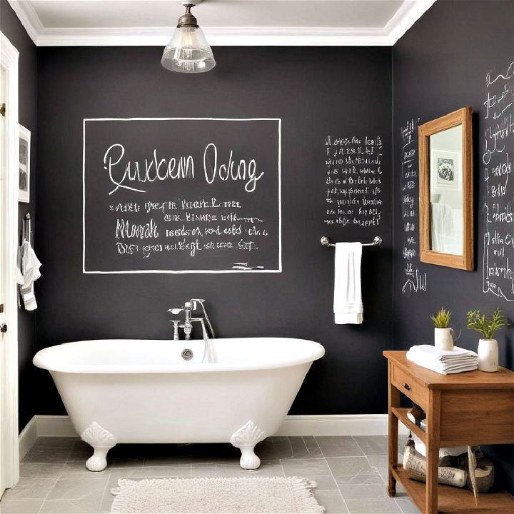 fun and functional chalkboard paint