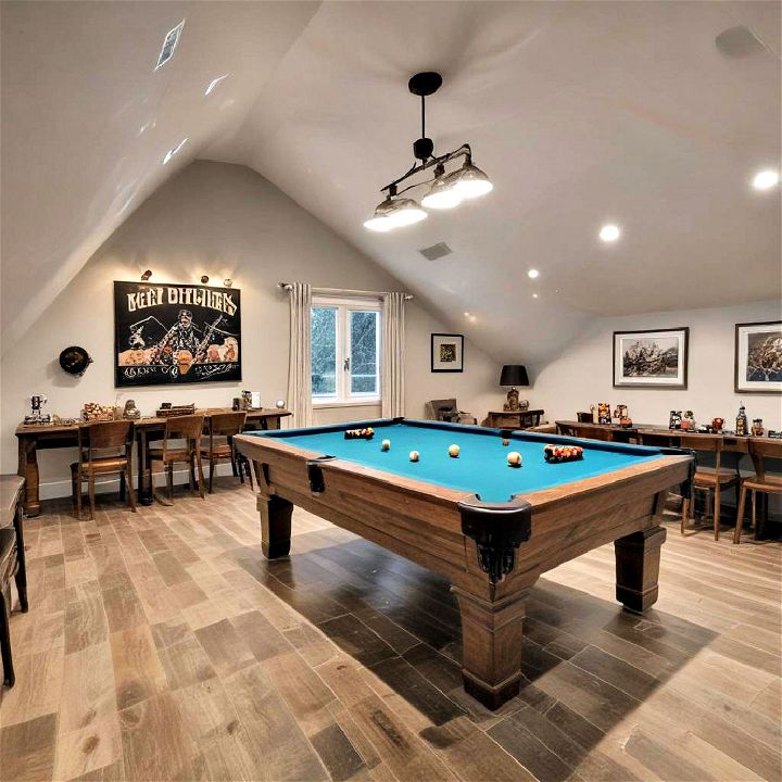 fun game room for both kids and adults
