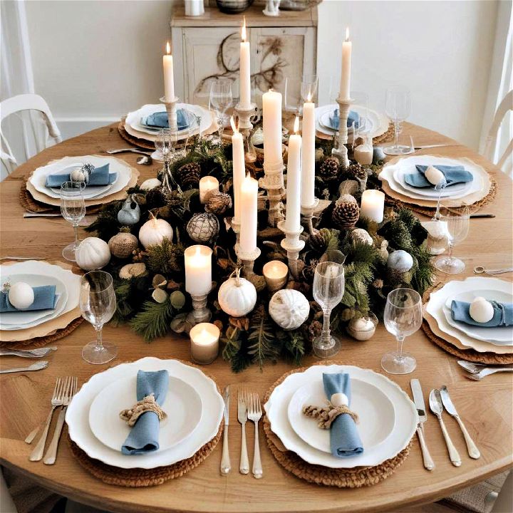 fun thematic decor for dining table