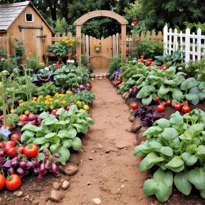 fun themed vegetable gardens