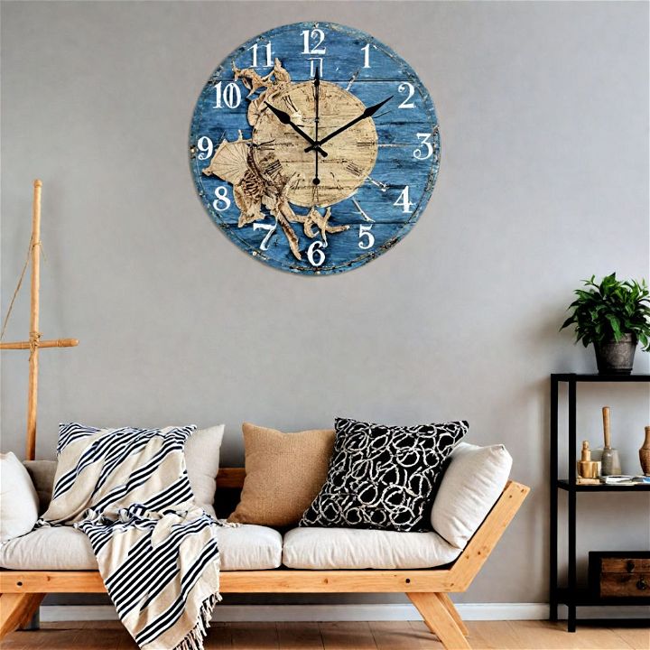 functional and stylish nautical clock