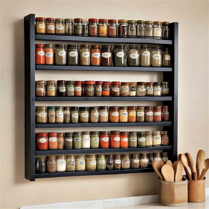 functional and stylish spice rack displays
