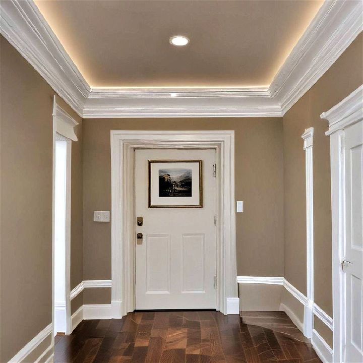 functional led lit crown molding