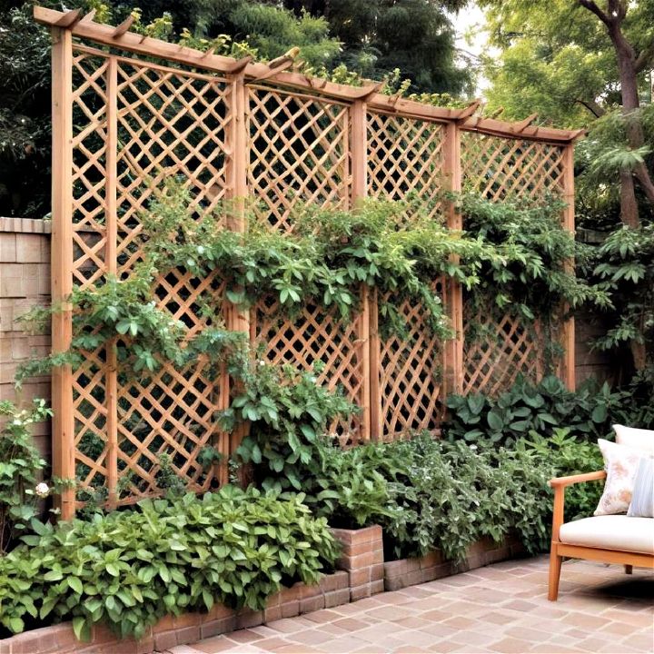 functional privacy trellis wall