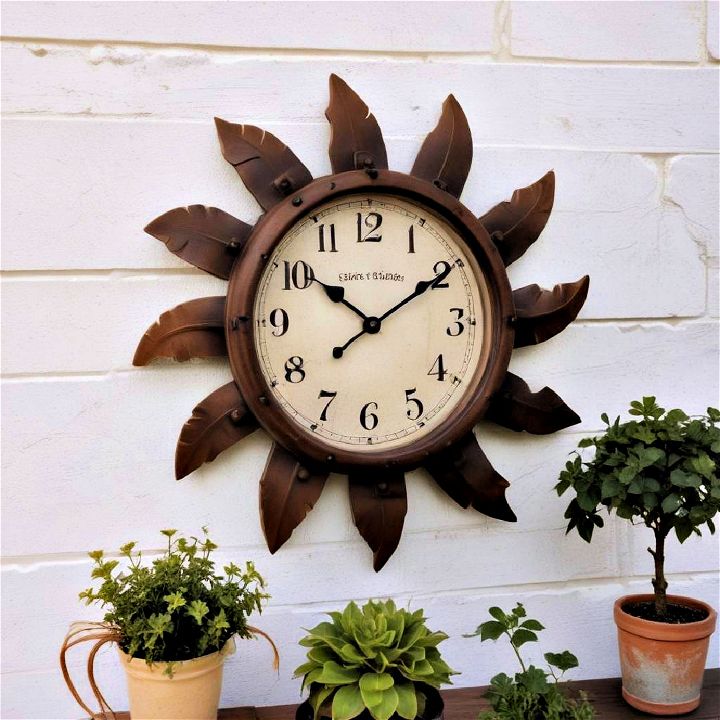 functional weatherproof clock