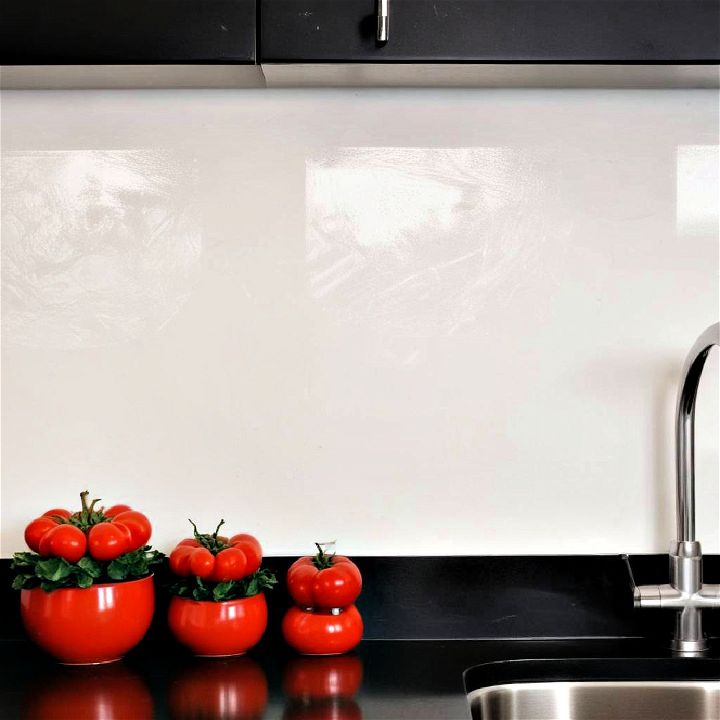 functional whiteboard kitchen backsplash