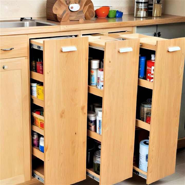 functionality pull out cabinets