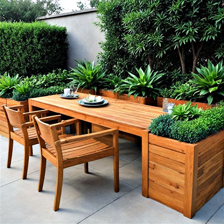 furniture planters for small patios