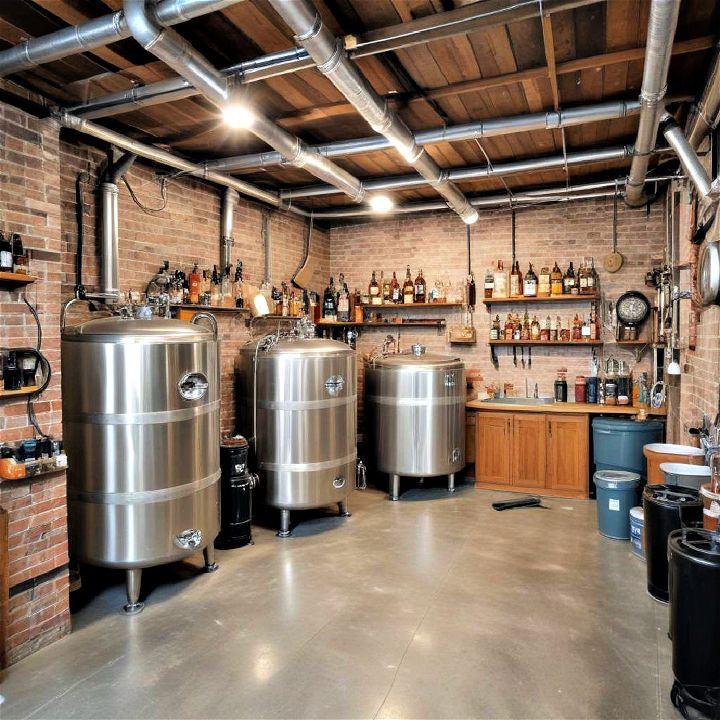 garage home brewery