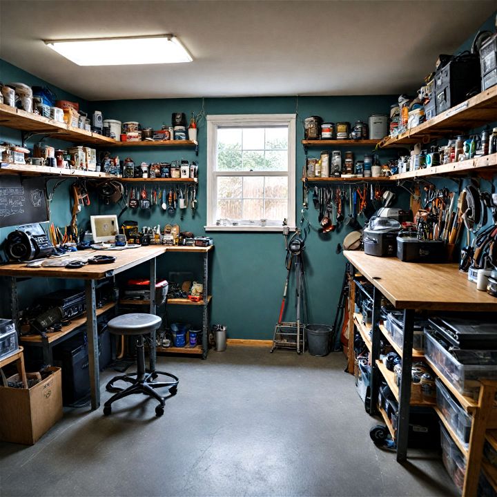 garage into a dedicated hobby room