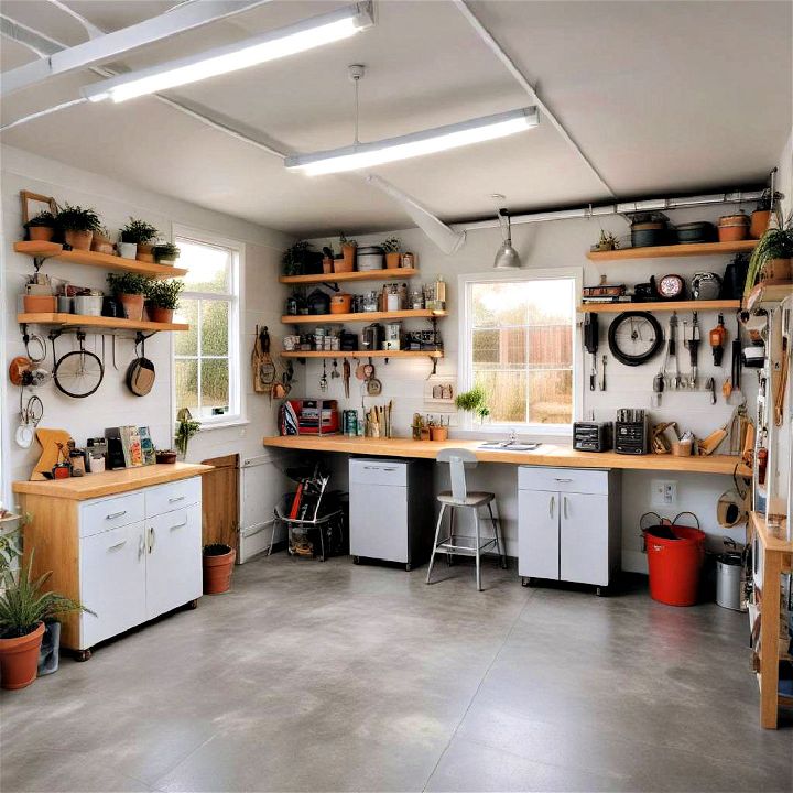 garage into a home business hub