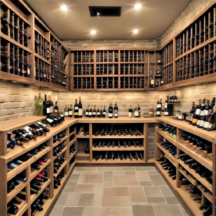 garage wine cellar