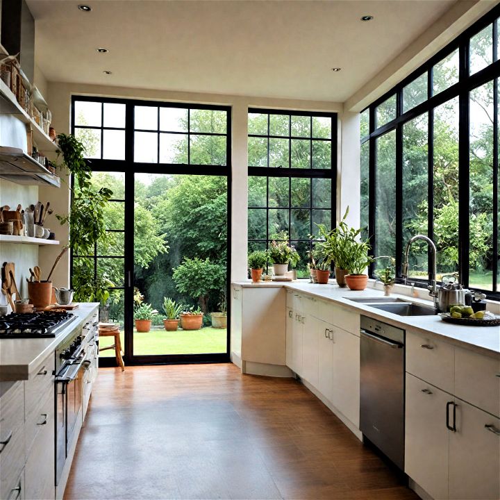 garden fresh windows to bring the outdoors inside your open kitchen