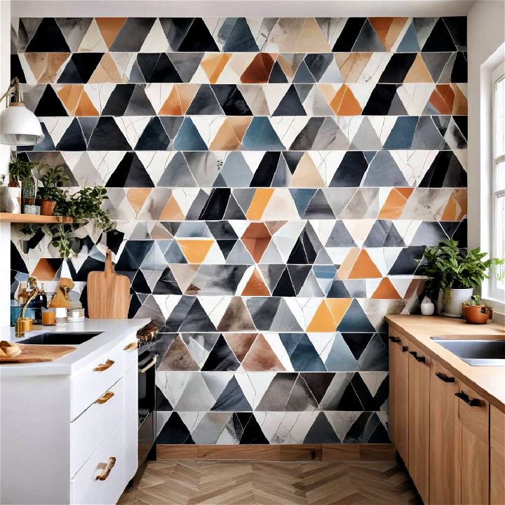 geometric patterns for modern kitchen