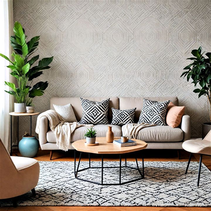 geometric patterns to bring a modern look