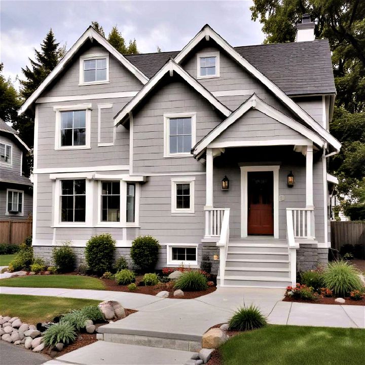 glacier peak gray house paint to bring serenity to your exterior