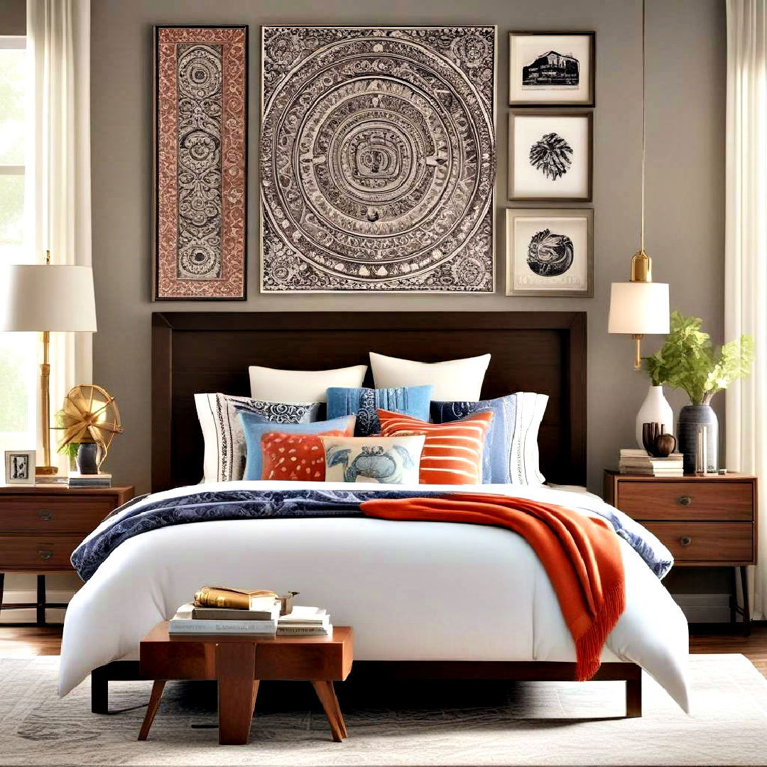 global inspired bedroom design