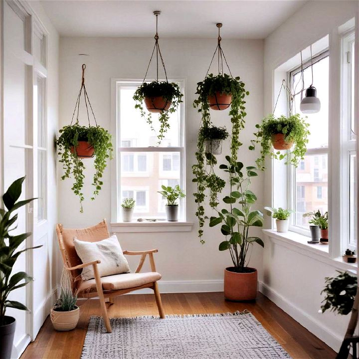 hanging plants for small apartment