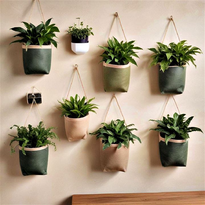 hanging pocket planters for indoor