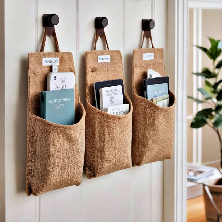 hanging storage pockets for small items