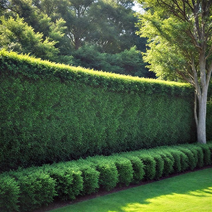 hedge garden wall