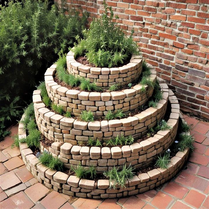 herb spiral to grow culinary herbs