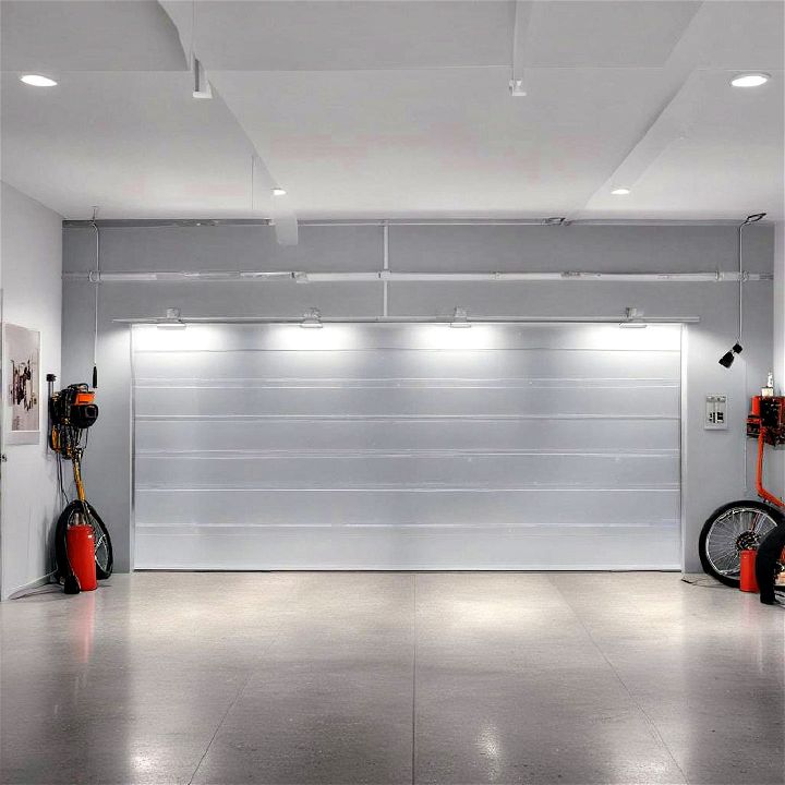 icy silver to add a high tech look to your garage