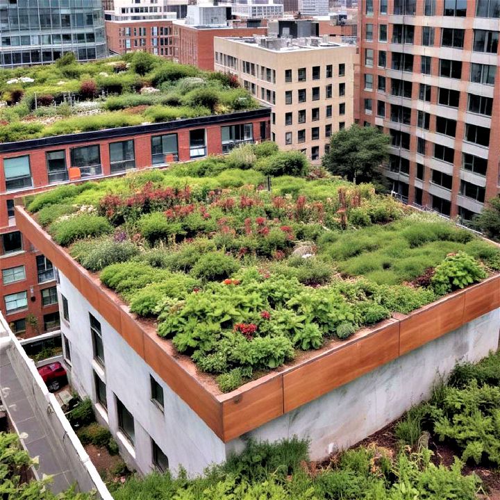 innovative green roof for garden