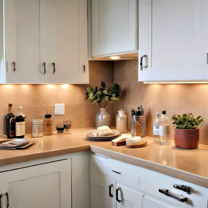install under cabinet lighting for easy finding organizing your items