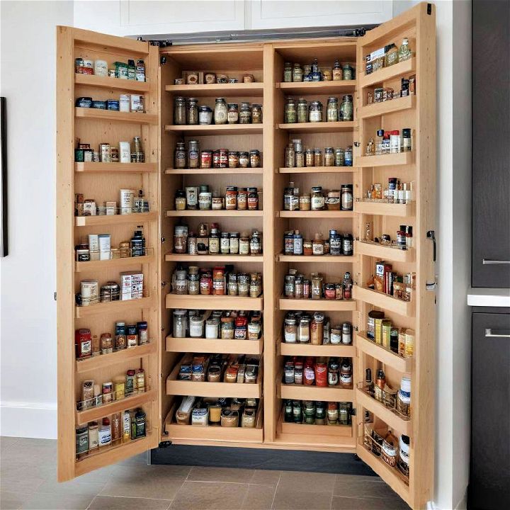 integrated pantry for kitchen