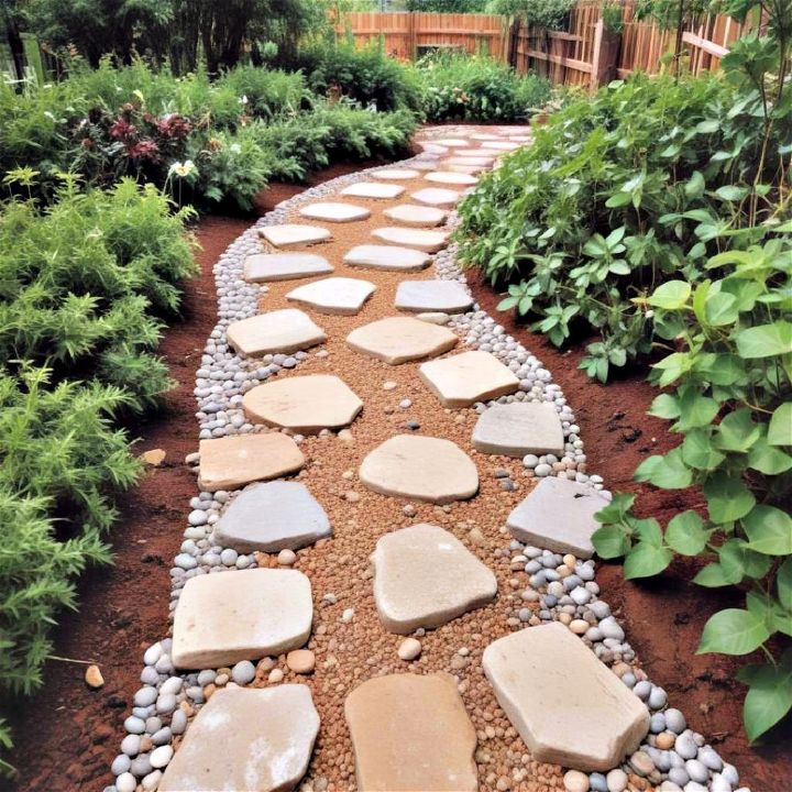 inviting and durable garden pathway