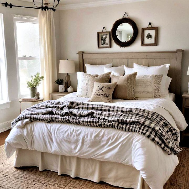 inviting and stylish layered bedding