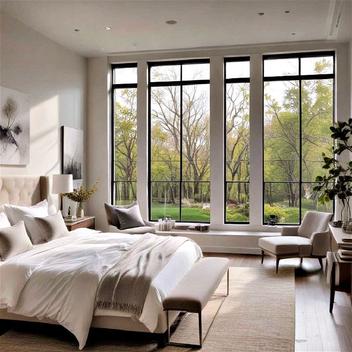 large windows for a welcoming atmosphere